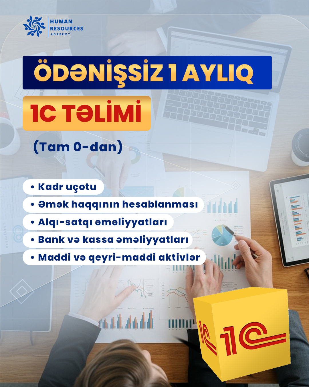 1 AYLIQ ÖDƏNİŞSİZ 1C TƏLİMİ! təlimi