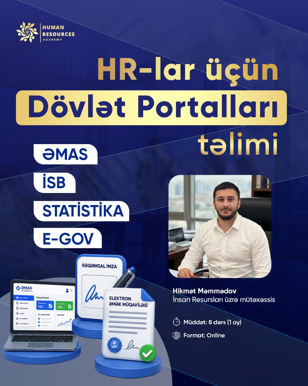 HR-lar üçün "Dövlət Portalları" Təlimi təlimi